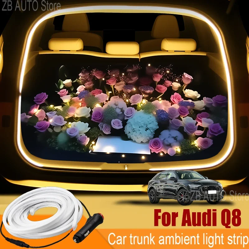 For audi Q8 Automobile trunk ambient light automatic sensing car interior lighting with accessories
For audi Q8 Automobile trunk ambient light automatic sensing car interior lighting with accessories