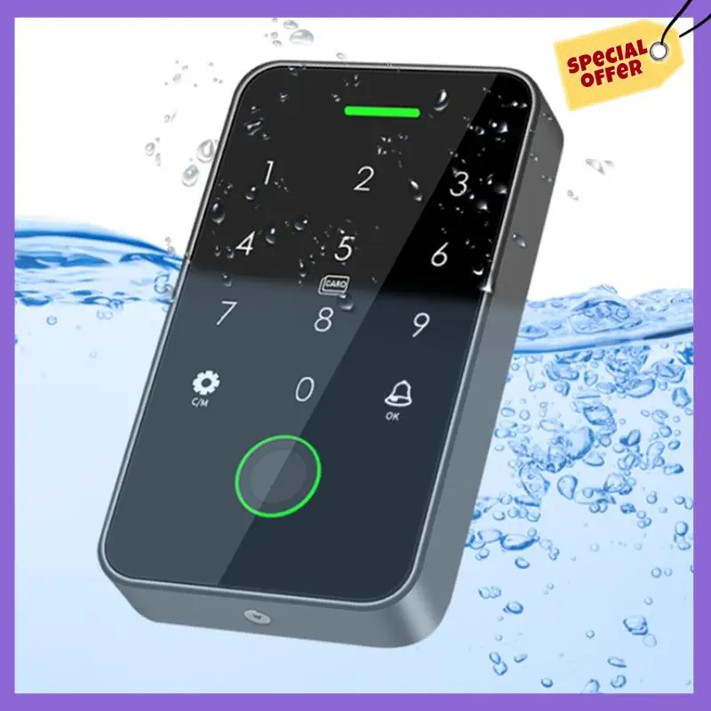 -A96Z Dual RFID 125Khz+13.56Mhz NFC Tuya Outdoor Fingerprint Access Control Keypad IP67 Waterproof Biometrics Door Opener
-A96Z Dual RFID 125Khz+13.56Mhz NFC Tuya Outdoor Fingerprint Access Control Keypad IP67 Waterproof Biometrics Door Opener