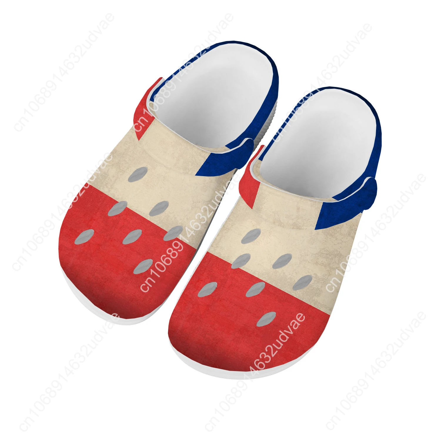 France National Flag Sandals Men Women Teenager Fashion Water Shoes Garden Breathable Comfort Beach Clog Custom Slippers
France National Flag Sandals Men Women Teenager Fashion Water Shoes Garden Breathable Comfort Beach Clog Custom Slippers