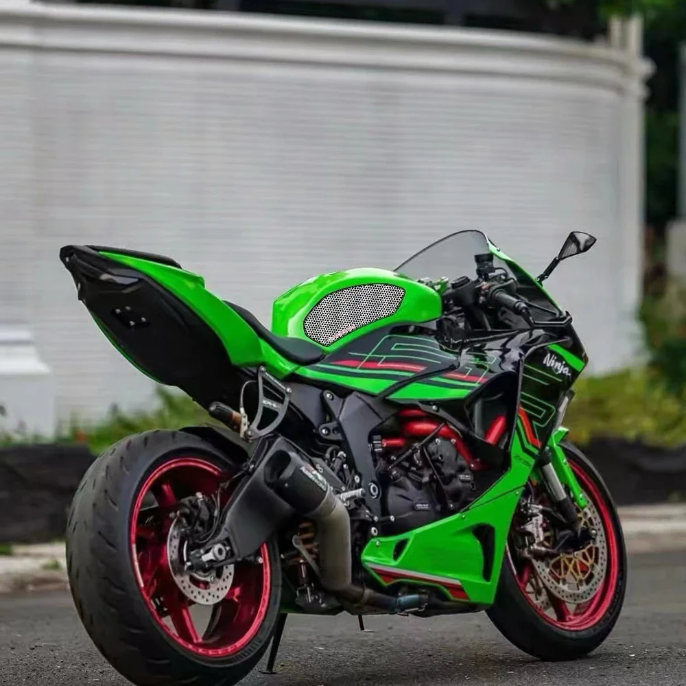For Kawasaki ZX-6R 2024 Motorcycle Tankpad anti-slip tank Pad sticker protection stickers SIDE TANK PADS Traction Pad
For Kawasaki ZX-6R 2024 Motorcycle Tankpad anti-slip tank Pad sticker protection stickers SIDE TANK PADS Traction Pad