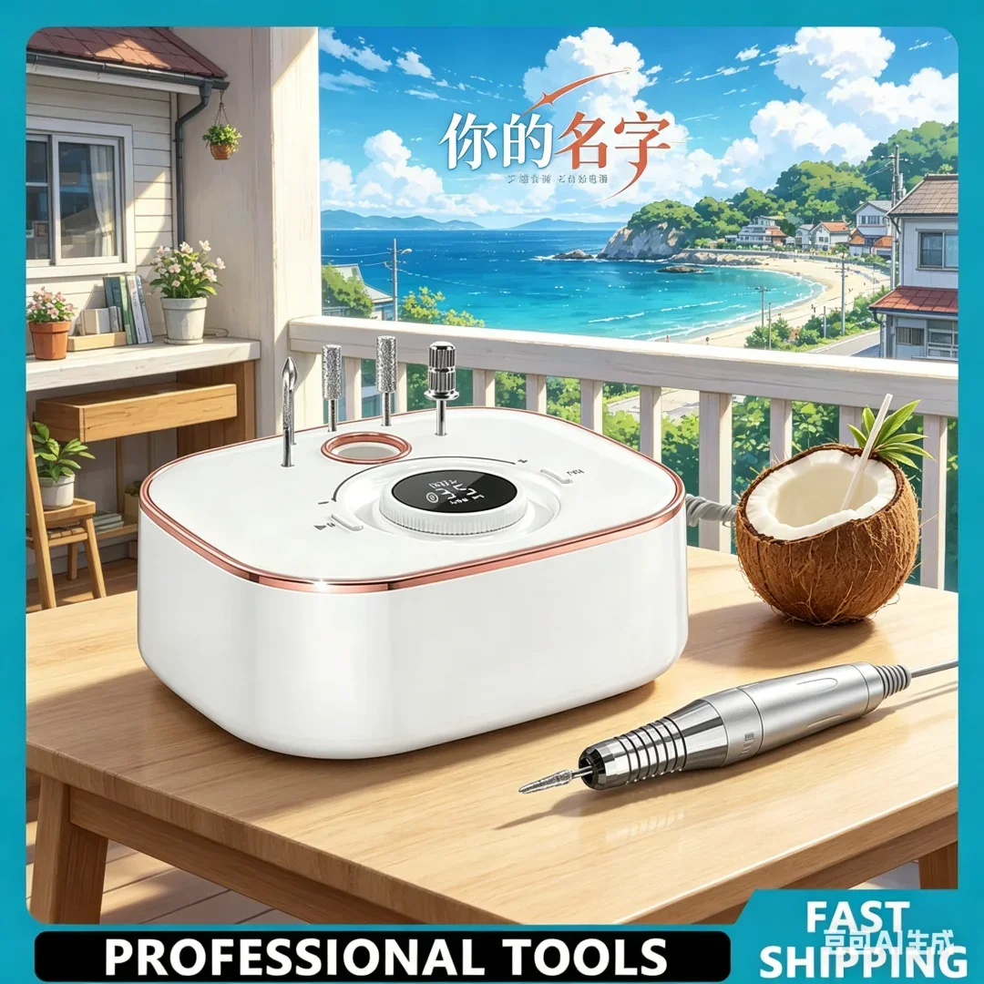 Resplendent Electric Nail Sander Set 35000RPM Serene Low Noise Manicure Drill with HD LED Display Opulent Nail Care Tools
Resplendent Electric Nail Sander Set 35000RPM Serene Low Noise Manicure Drill with HD LED Display Opulent Nail Care Tools