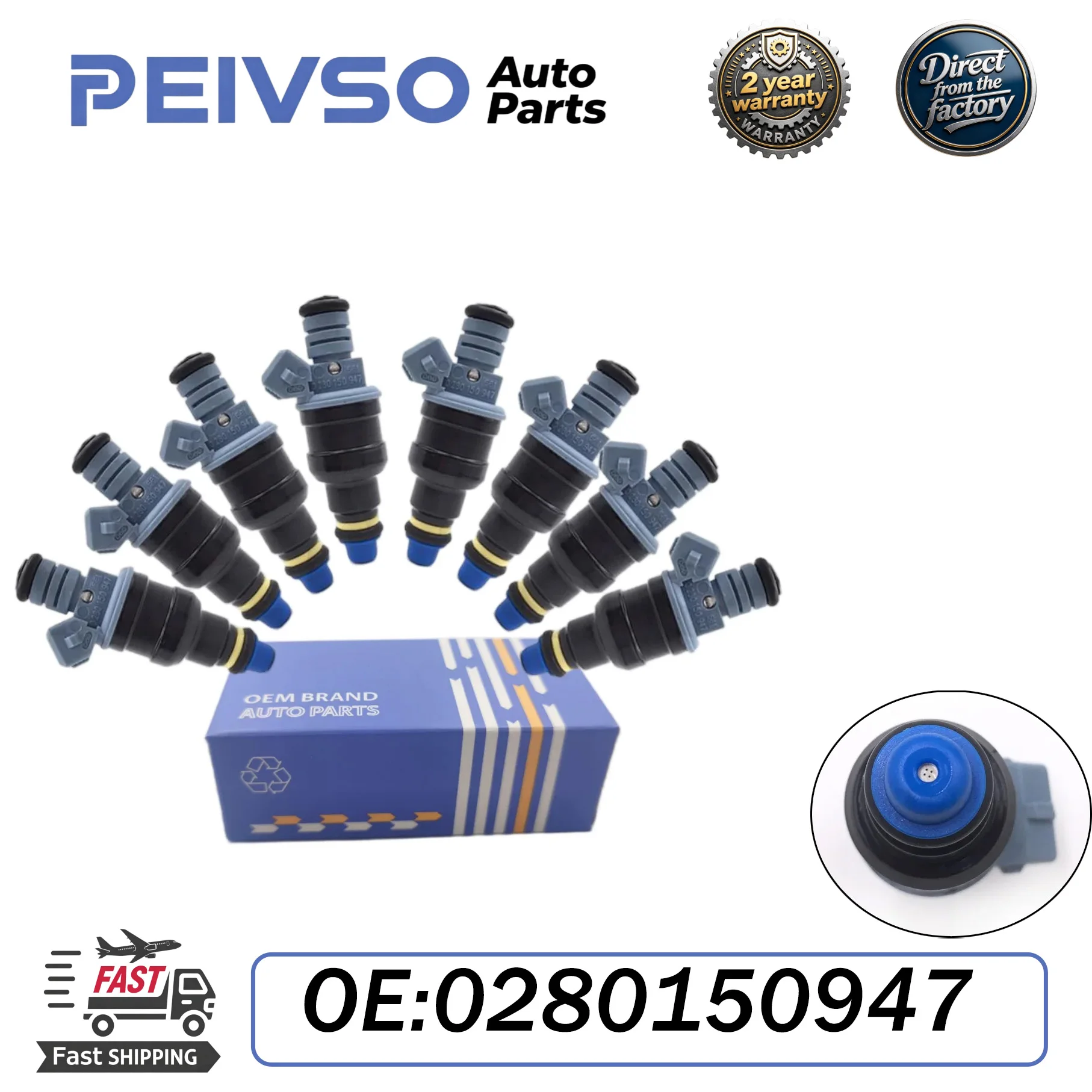 PEIVSO Direct from the factory New 8PCS 25LB Fuel Injectors 0280150947 For 1991-1997 Ford F250 F350 MUSTANG 7.5L
PEIVSO Direct from the factory New 8PCS 25LB Fuel Injectors 0280150947 For 1991-1997 Ford F250 F350 MUSTANG 7.5L