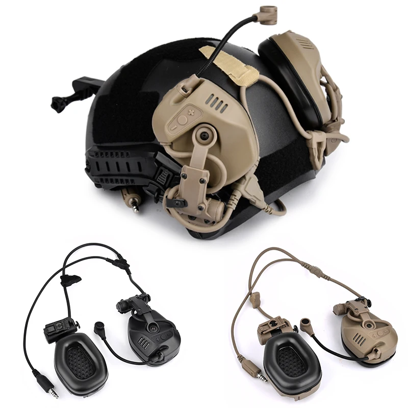 WADSN Tactical Headset FAST Helmet Version RA-C Sound Pickup Noise Reduction Function Airsoft Hunting Communicate Gear
WADSN Tactical Headset FAST Helmet Version RA-C Sound Pickup Noise Reduction Function Airsoft Hunting Communicate Gear