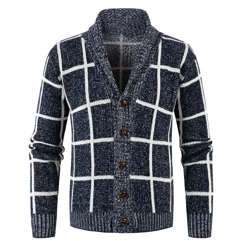 2023 Men's Fashion Casual Cardigan Plaid Slim Fit Button Casual Cardigan Sweater Men's Knit
2023 Men's Fashion Casual Cardigan Plaid Slim Fit Button Casual Cardigan Sweater Men's Knit