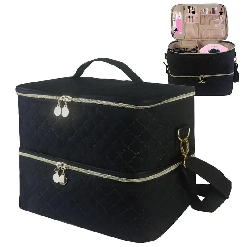 Nail Polish Organizer Case Large 2-Tier Nail Polish Storage Bag Fits Nail Lamp Dryer And 40 Nail Polish Kits Supplies Bag
Nail Polish Organizer Case Large 2-Tier Nail Polish Storage Bag Fits Nail Lamp Dryer And 40 Nail Polish Kits Supplies Bag