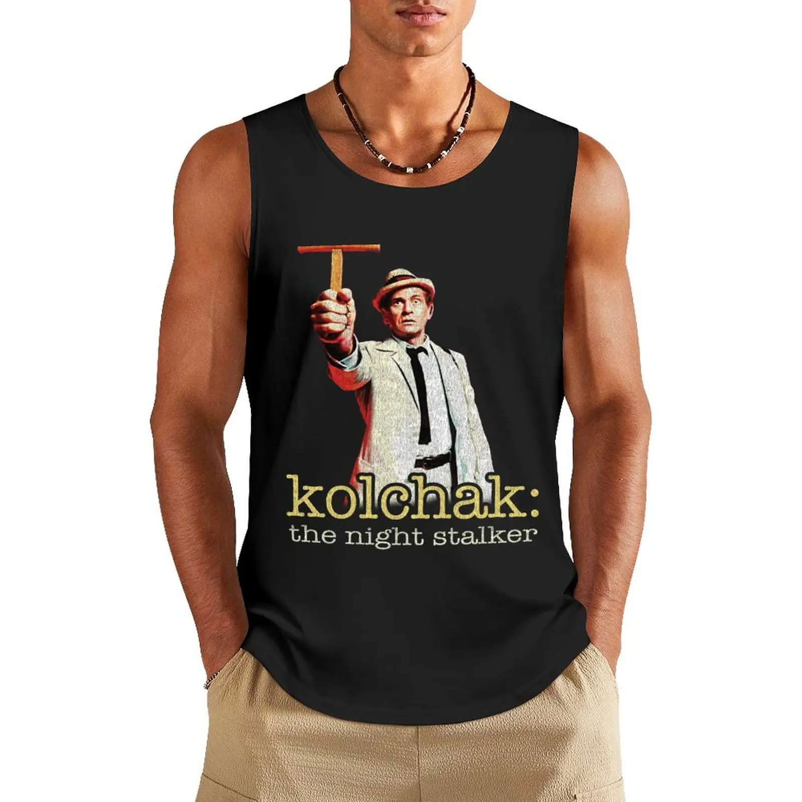 Kolchak: The Night Stalker Worn Tank Top gym t shirt men mens gym clothes Fitness men clothing
Kolchak: The Night Stalker Worn Tank Top gym t shirt men mens gym clothes Fitness men clothing