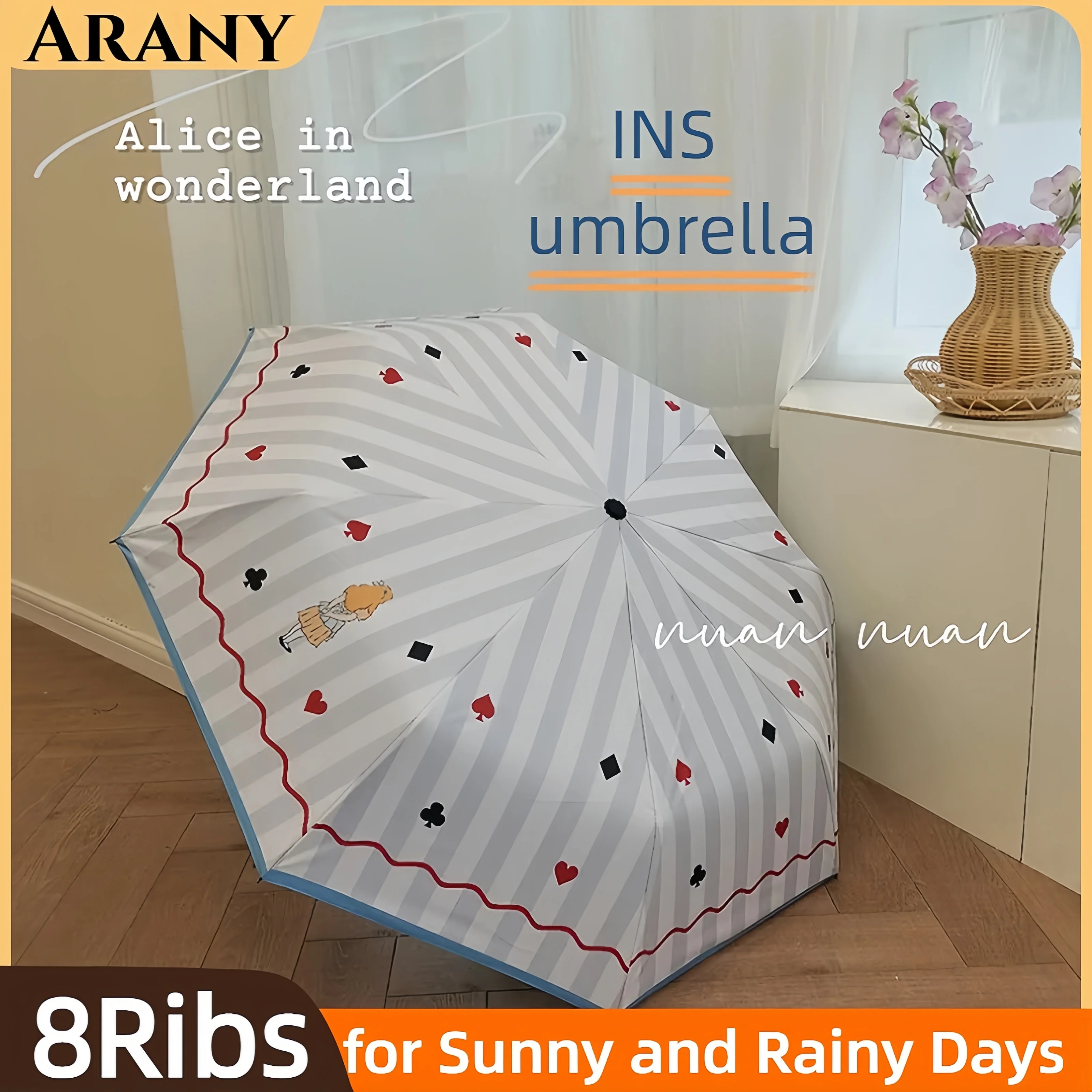 ARANY Retro Automatic Umbrella Suitable for Both Sunny and Rainy Days with High Appearance UV Umbrella for Women Free Shipping 
ARANY Retro Automatic Umbrella Suitable for Both Sunny and Rainy Days with High Appearance UV Umbrella for Women Free Shipping