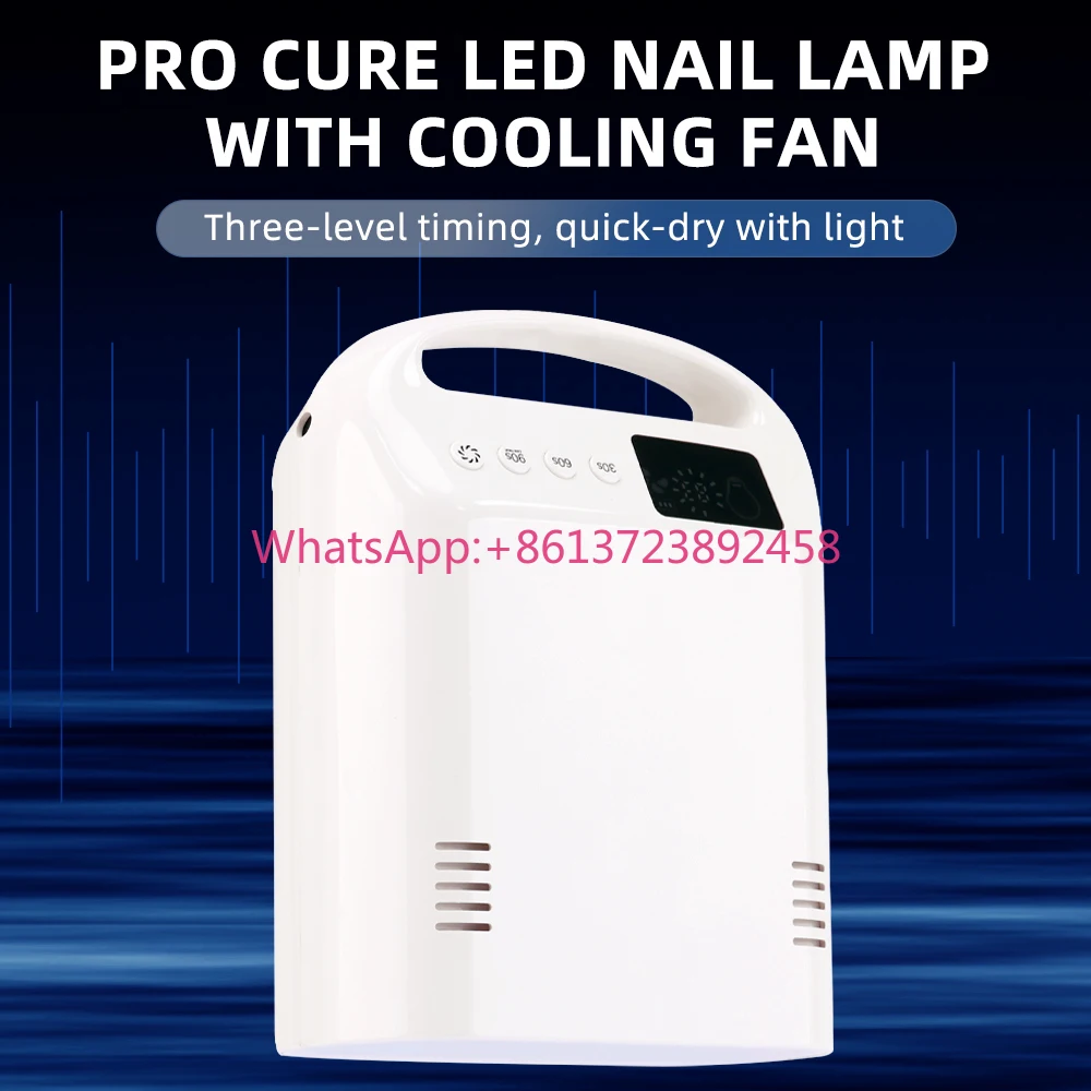 2025 New Portable 108W Cordless Nail Lamp WITH COOLING FAN UV Led Dryer Uv Light for Nails Dryer for Gel Rechargeable
2025 New Portable 108W Cordless Nail Lamp WITH COOLING FAN UV Led Dryer Uv Light for Nails Dryer for Gel Rechargeable