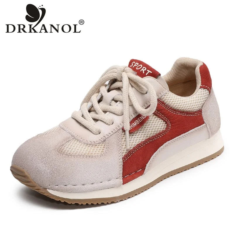 DRKANOL 2026 Женские повседневные кроссовки весна-лето, разноцветные, из натуральной кожи, с сетчатыми вставками, ретро, на шнуровке, на плоской подошве H269021Z
DRKANOL 2026 Женские повседневные кроссовки весна-лето, разноцветные, из натуральной кожи, с сетчатыми вставками, ретро, на шнуровке, на плоской подошве H269021Z