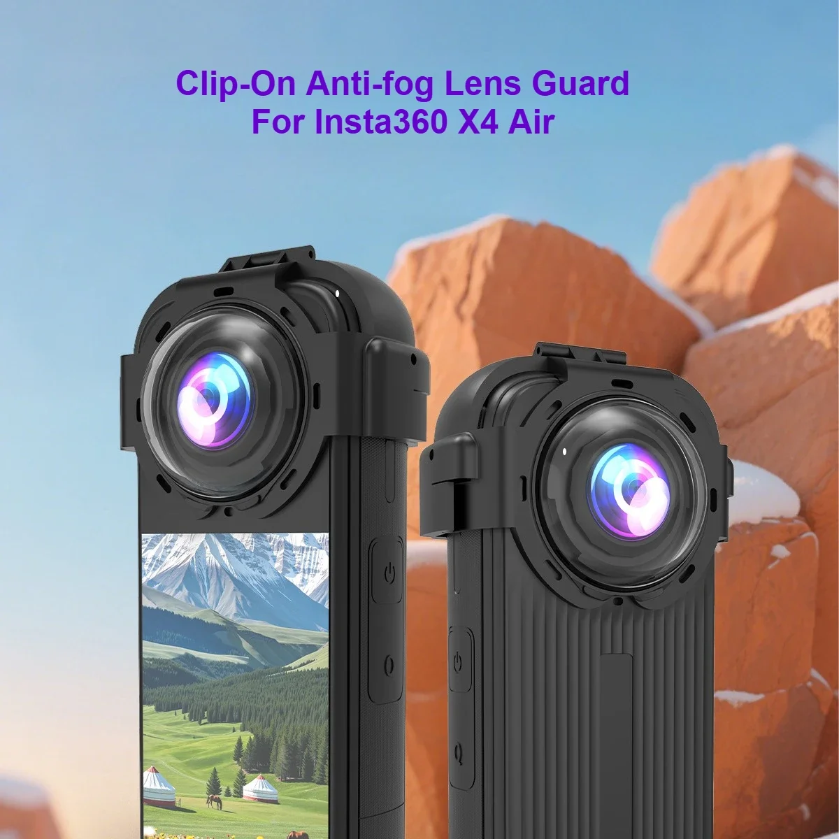 Clip-On Anti-fog Lens Guard for Insta360 X4 Air Snap Installation Optical Glass Cover Protective Full Cover Lens Protector
Clip-On Anti-fog Lens Guard for Insta360 X4 Air Snap Installation Optical Glass Cover Protective Full Cover Lens Protector