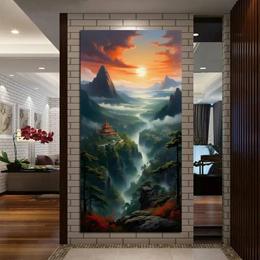 Sunrise Forest Fog Picture Large Size Diy Diamond Art Painting Scenery Full Square Round Drill Mosaic Embroidery Kits Wall Decor
Sunrise Forest Fog Picture Large Size Diy Diamond Art Painting Scenery Full Square Round Drill Mosaic Embroidery Kits Wall Decor