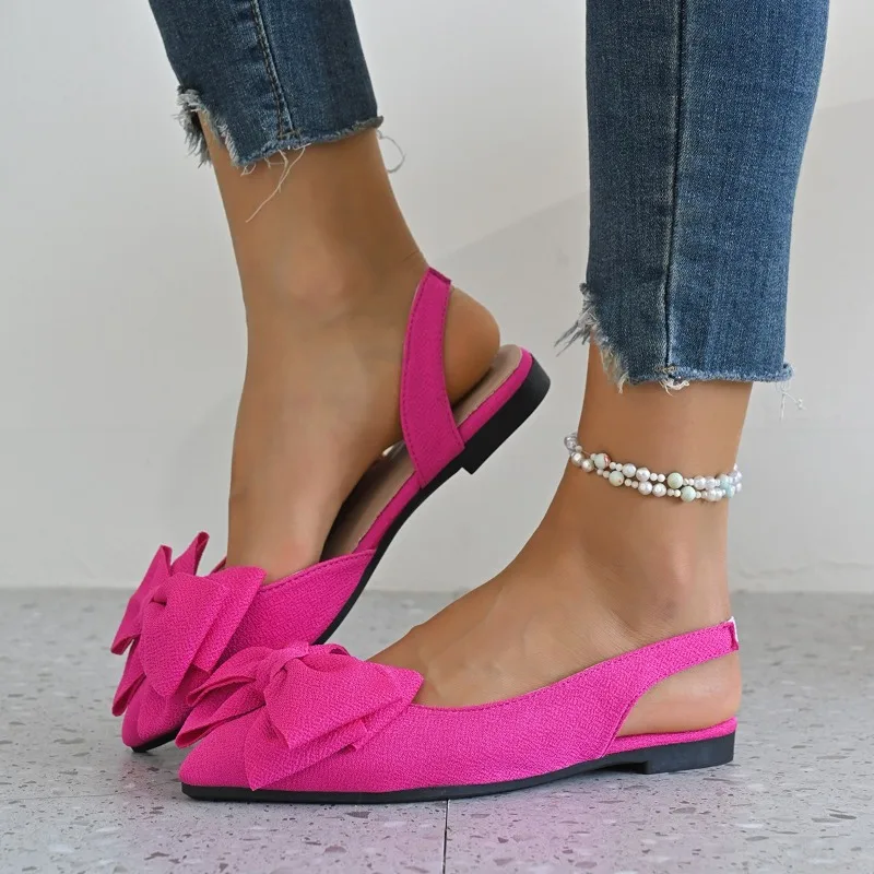 2025 Summer Butterfly-knot Closed Toe Women's Sandals New Fashion Plus Size Slip-on Best Seller Light Comfortable Flat Sandals
2025 Summer Butterfly-knot Closed Toe Women's Sandals New Fashion Plus Size Slip-on Best Seller Light Comfortable Flat Sandals