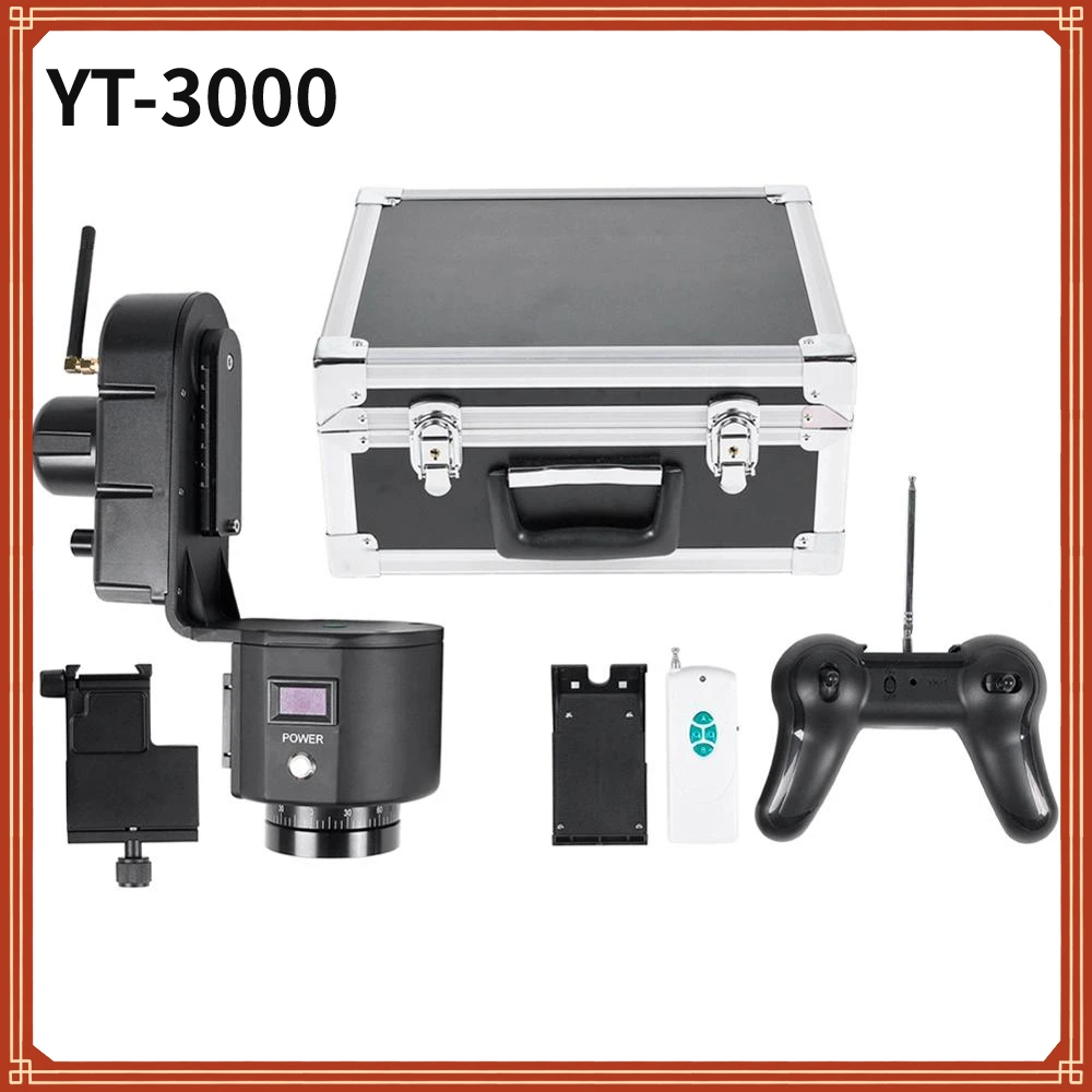 ZIFON YT-3000 Electric Tripod Head 360 Degree Rotating Motorized Panoramic Tripod Adjustable Speed 40-50M 2022 New
ZIFON YT-3000 Electric Tripod Head 360 Degree Rotating Motorized Panoramic Tripod Adjustable Speed 40-50M 2022 New