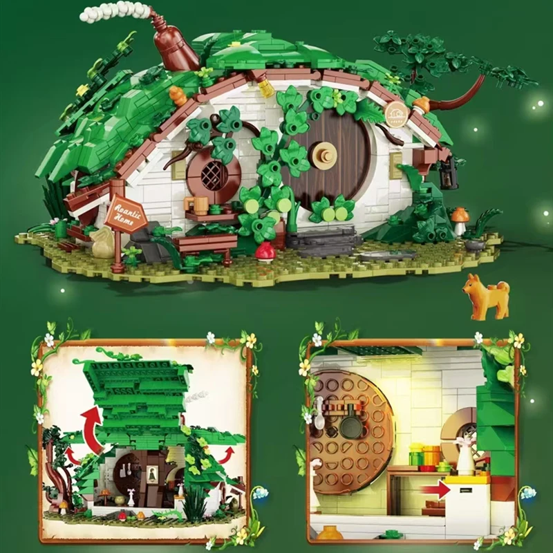 IN STOCK Moc 6031 Dwarf Homeland Cabin 1088Pcs Building Blocks House Model Assemble Bricks Toys Chrismas Gifts
IN STOCK Moc 6031 Dwarf Homeland Cabin 1088Pcs Building Blocks House Model Assemble Bricks Toys Chrismas Gifts