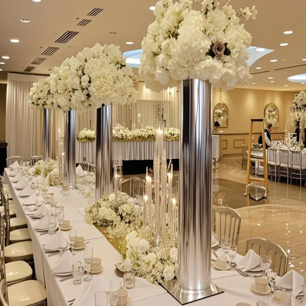 3-10pcs)60-120cm round Floor Display Stand Holder Display Wedding Flower Decoration sliver Cylinder Display Stand
3-10pcs)60-120cm round Floor Display Stand Holder Display Wedding Flower Decoration sliver Cylinder Display Stand