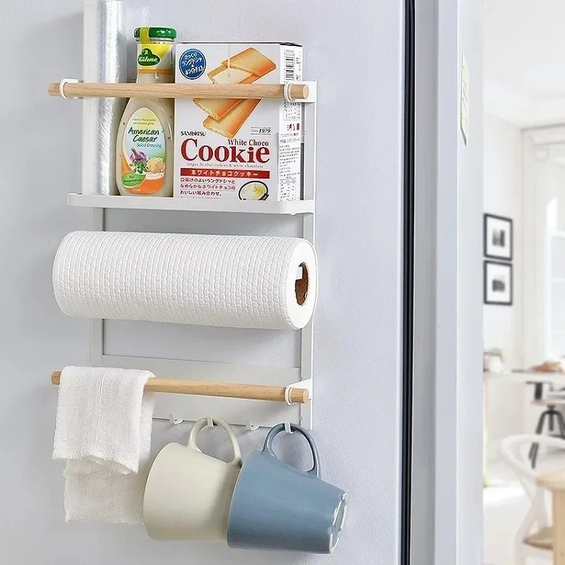 Creative Magnetic Adsorption Refrigerator Storage Holder Kitchen Paper Towel Shelf Rack Refrigerator Side Wall Hanger Organizer
Creative Magnetic Adsorption Refrigerator Storage Holder Kitchen Paper Towel Shelf Rack Refrigerator Side Wall Hanger Organizer