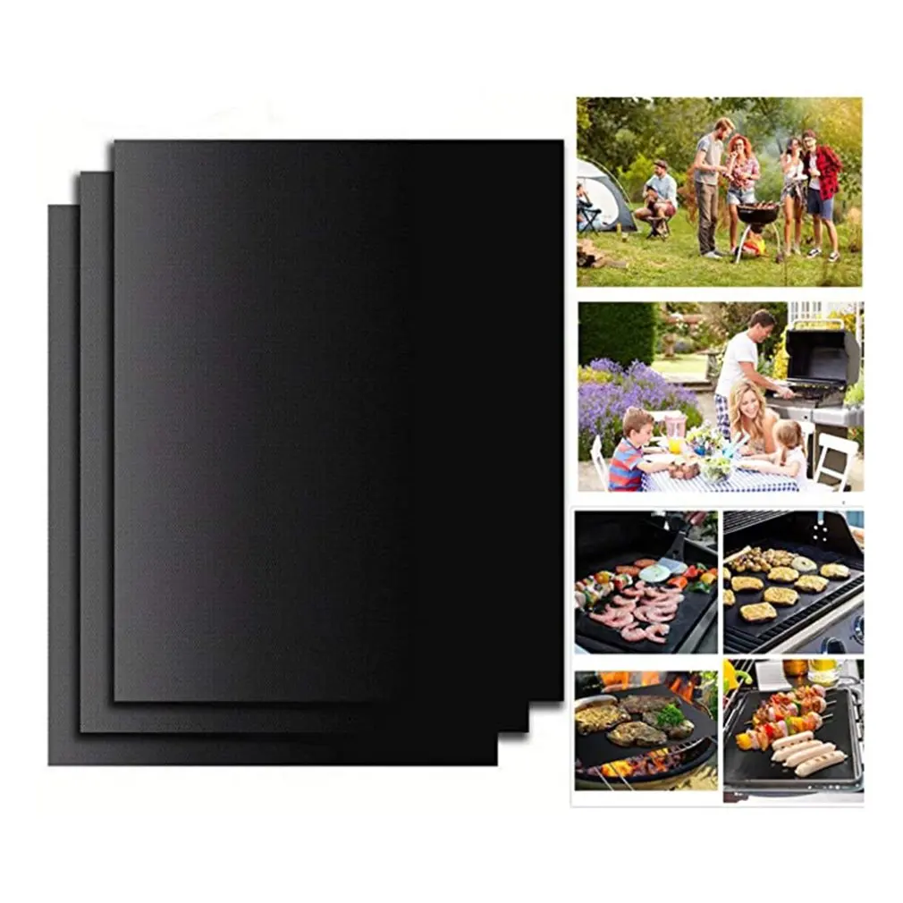 Outdoor bbq barbecue mat fiberglass non-stick high temperature resistant barbecue mat set BBQ Grill Mat
Outdoor bbq barbecue mat fiberglass non-stick high temperature resistant barbecue mat set BBQ Grill Mat