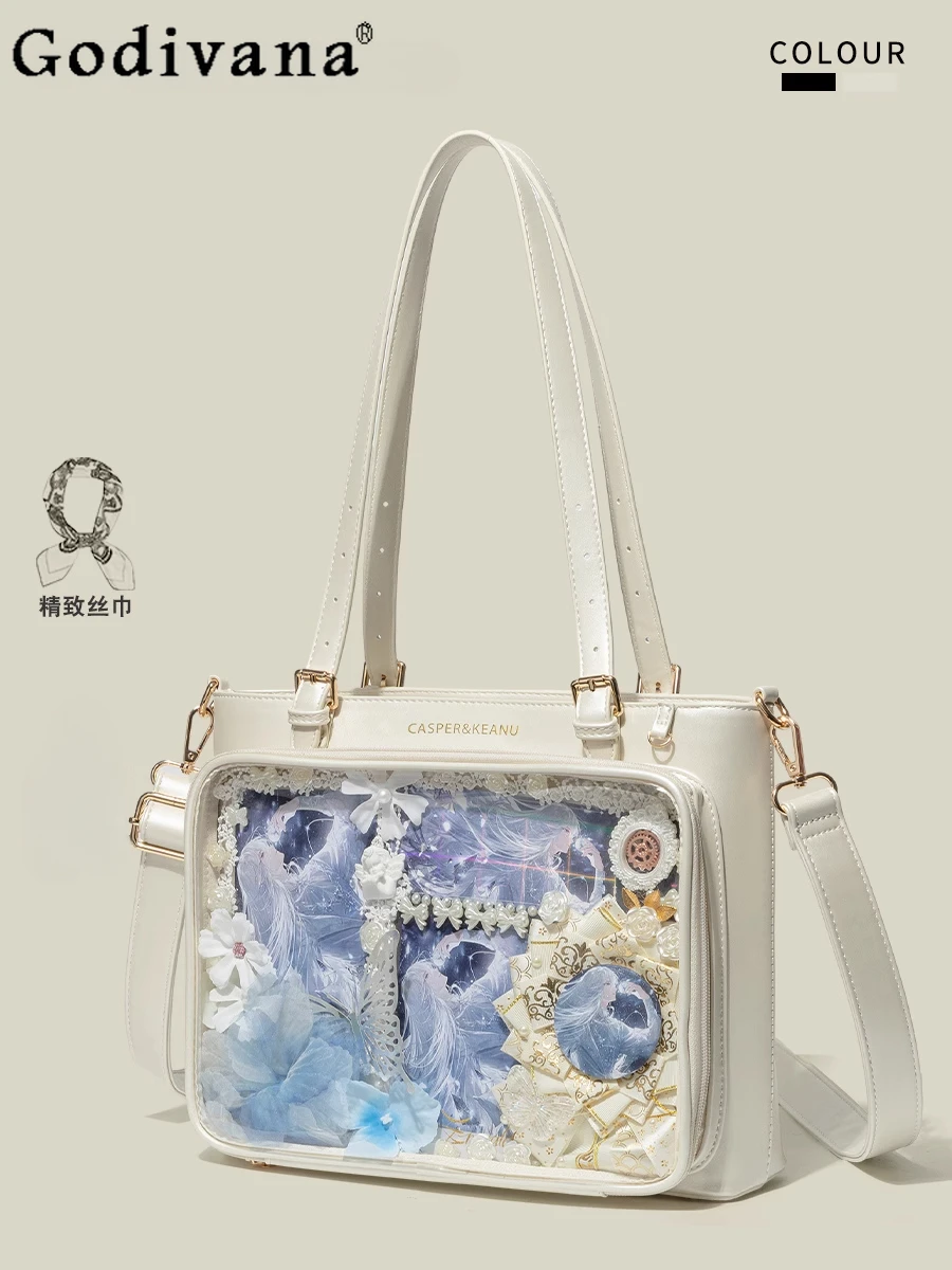 Original Japanese and Korean Style Fashion Versatile Pain Bag Girls Daily Leisure Large Capacity Tote Bag Commuter Shoulder Bags
Original Japanese and Korean Style Fashion Versatile Pain Bag Girls Daily Leisure Large Capacity Tote Bag Commuter Shoulder Bags