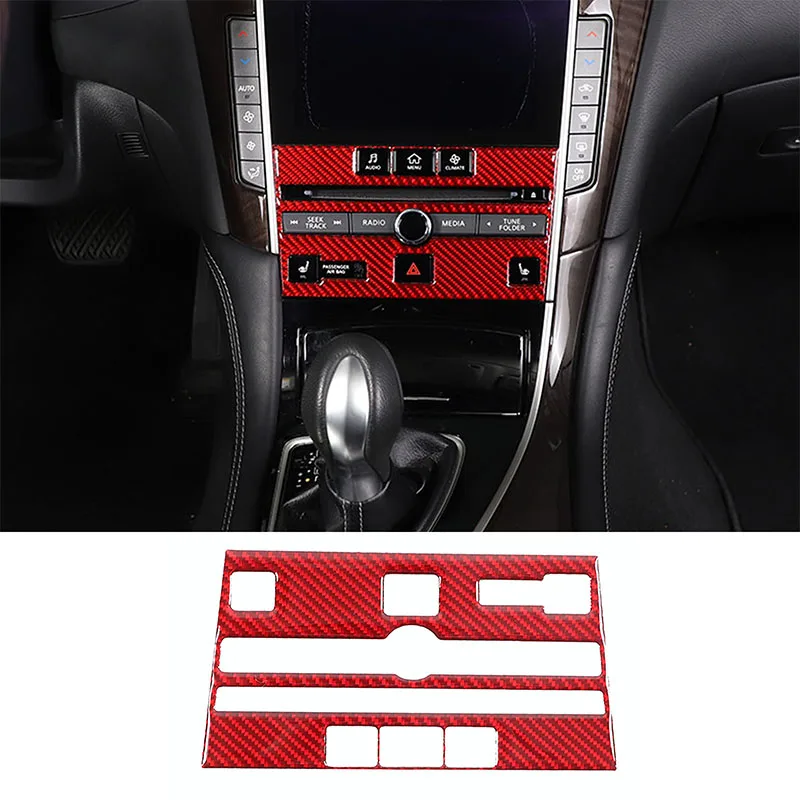 For 2015-2022 Infiniti Q50L soft carbon fiber car central control CD panel cover sticker car interior accessories
For 2015-2022 Infiniti Q50L soft carbon fiber car central control CD panel cover sticker car interior accessories