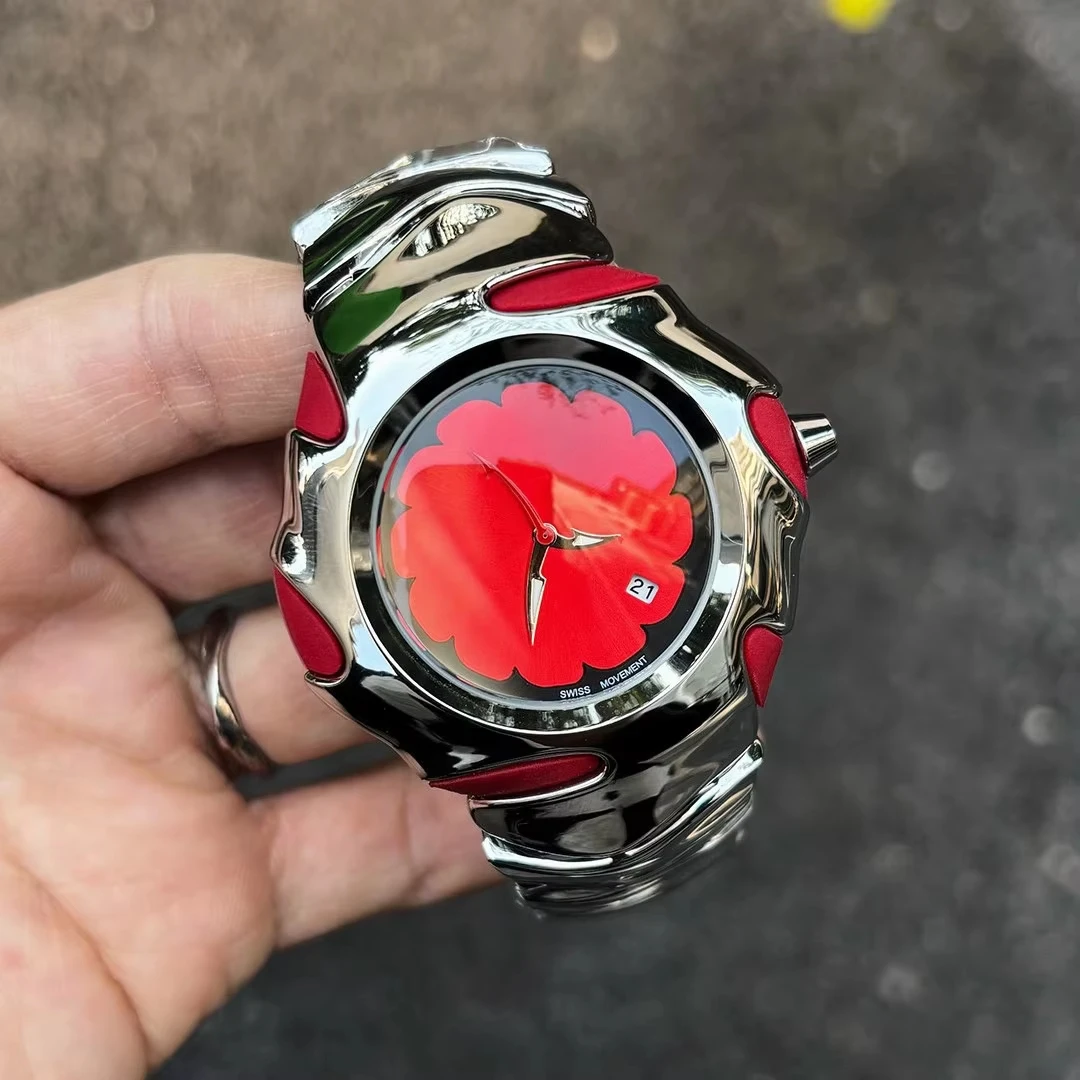 Creative Irregular Men Quartz Watch Date Luminous Waterproof Steel Band Wristwatch Free Adjuster Ideal Festival Gift for Men
Creative Irregular Men Quartz Watch Date Luminous Waterproof Steel Band Wristwatch Free Adjuster Ideal Festival Gift for Men
