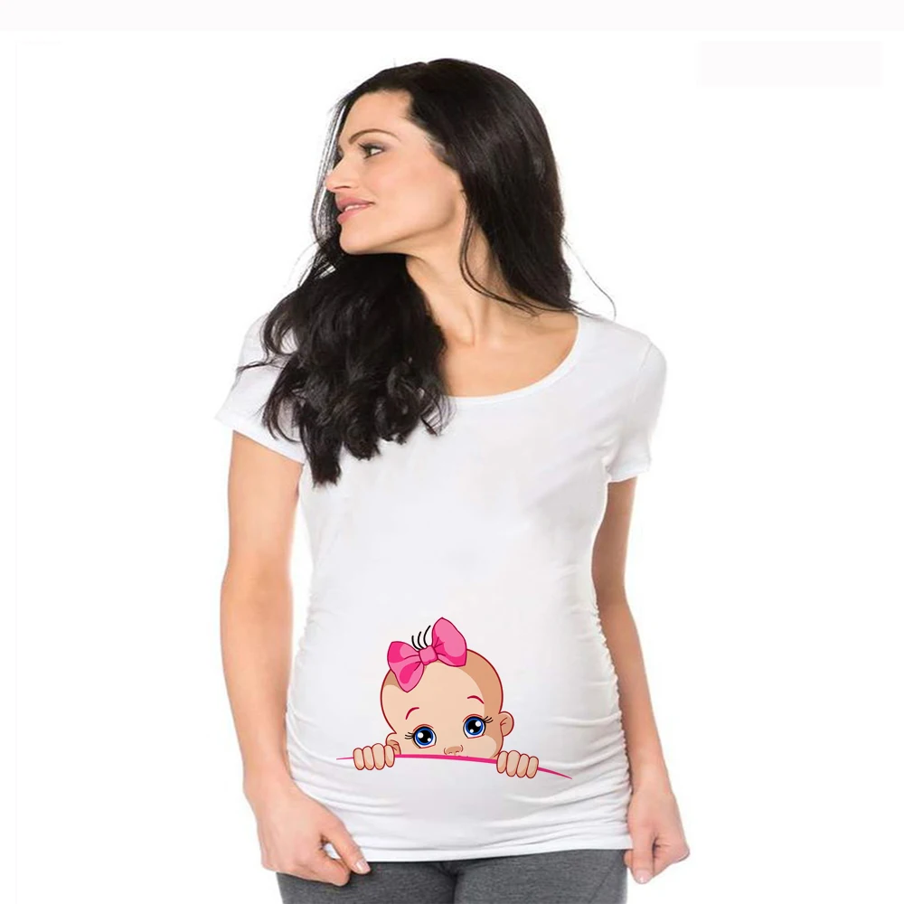 Women Maternity Short Sleeve Cartoon Print Tops T-shirt Pregnancy Funny Clothes for Pregnant Maternity Hot Sale T-shirt
Women Maternity Short Sleeve Cartoon Print Tops T-shirt Pregnancy Funny Clothes for Pregnant Maternity Hot Sale T-shirt