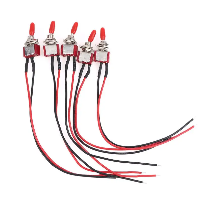 2/5Pcs Mini 2 Pin Led Lights For Car Accessories Switch ON/OFF SPST 3A 250V 6A 125V With Pre-soldered Toggle Truck Wires Off
2/5Pcs Mini 2 Pin Led Lights For Car Accessories Switch ON/OFF SPST 3A 250V 6A 125V With Pre-soldered Toggle Truck Wires Off