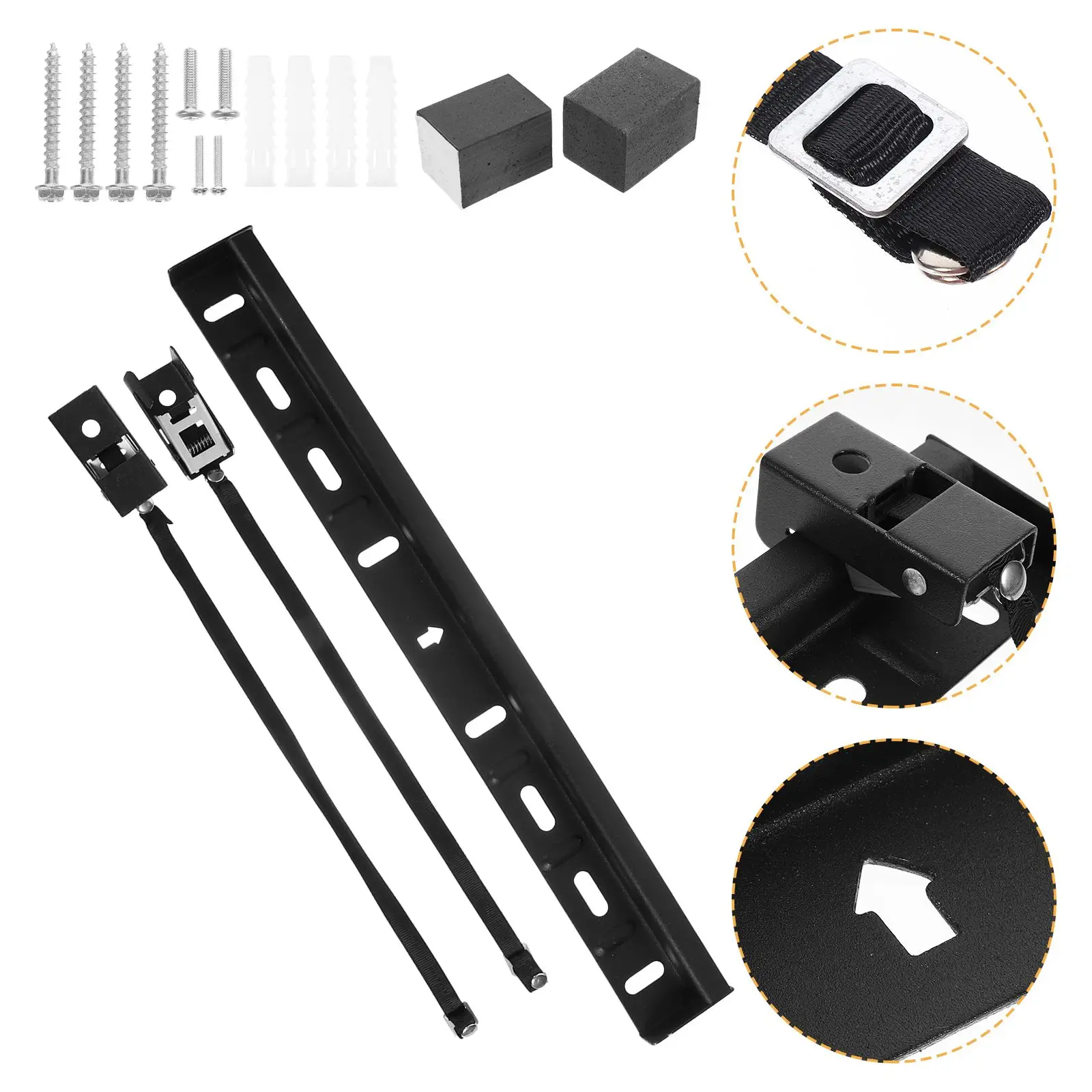 Universal Wall Mount for 32-65 Inch LCD TVs No Drill Studless Installation Durable L Shaped Bracket with Sponge Pad Bedroom
Universal Wall Mount for 32-65 Inch LCD TVs No Drill Studless Installation Durable L Shaped Bracket with Sponge Pad Bedroom