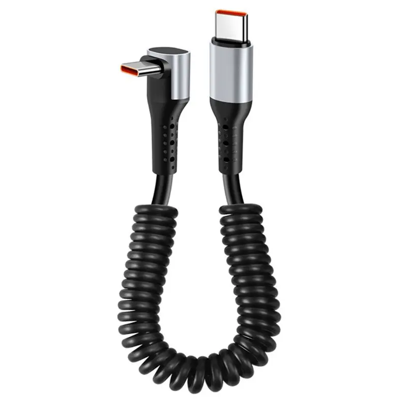 24-Hour Delivery 6A Elbow Spring Data Cable Retractable Type C Fast Charging Cable For 16 Xiaomi Type C Mobile Phone Cabl
24-Hour Delivery 6A Elbow Spring Data Cable Retractable Type C Fast Charging Cable For 16 Xiaomi Type C Mobile Phone Cabl