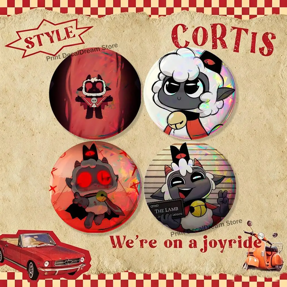 Hot Adorably Dark Video Game Sheep 4-piece set Pins Backpack Clothes Accessories Round Brooch Button Badge Collection Gifts
Hot Adorably Dark Video Game Sheep 4-piece set Pins Backpack Clothes Accessories Round Brooch Button Badge Collection Gifts