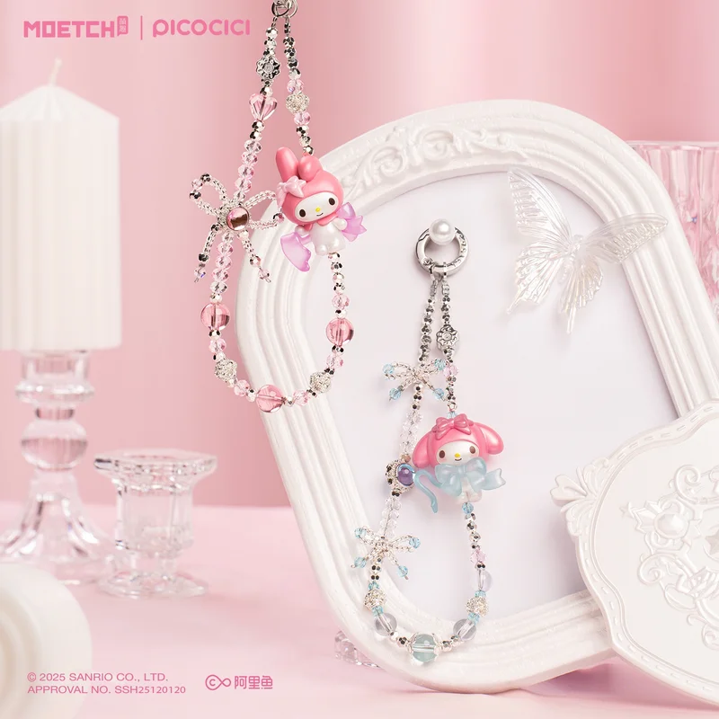 Sanrio Love Bow Series hellokitty Kuromi Phone Chain Blind Box Crystal Beaded Lanyard Girlish Birthday Gift For Girls
Sanrio Love Bow Series hellokitty Kuromi Phone Chain Blind Box Crystal Beaded Lanyard Girlish Birthday Gift For Girls