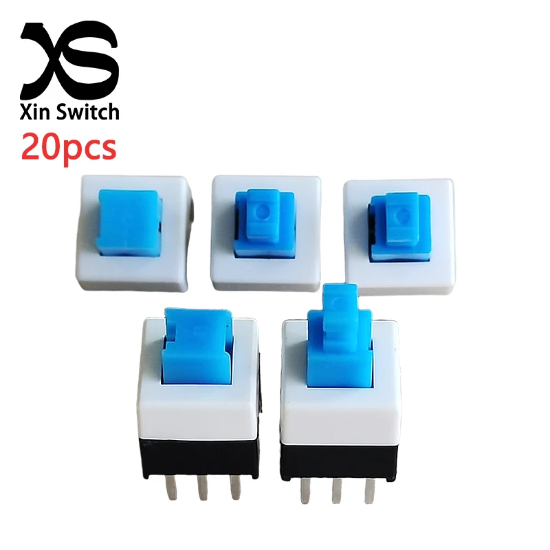 20 шт. 7x7 самоблокирующийся мини-тип, кнопочный переключатель питания KFT-7,0 с высокой/плоской головкой, однорядный, 2/3 контакта, двухрядный, 6 контактов, 30 В постоянного тока/0,1 А ВКЛ-ВЫКЛ
20 шт. 7x7 самоблокирующийся мини-тип, кнопочный переключатель питания KFT-7,0 с высокой/плоской головкой, однорядный, 2/3 контакта, двухрядный, 6 контактов, 30 В постоянного тока/0,1 А ВКЛ-ВЫКЛ