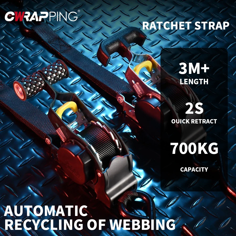 Trailer Hook Ratchet with Automatic Telescopic Wheel Strap Shrink Buckle Truck Motorcycle Luggage Truck Trunk Binding Rope Tools
Trailer Hook Ratchet with Automatic Telescopic Wheel Strap Shrink Buckle Truck Motorcycle Luggage Truck Trunk Binding Rope Tools