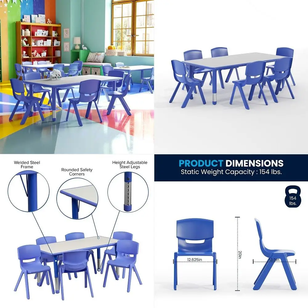 Kids Study Desk and Chair Set, Adjustable Children Study Table with Chair, Kids Wooden Desk with Hutch, Drawers, Book Stand, Wh
Kids Study Desk and Chair Set, Adjustable Children Study Table with Chair, Kids Wooden Desk with Hutch, Drawers, Book Stand, Wh