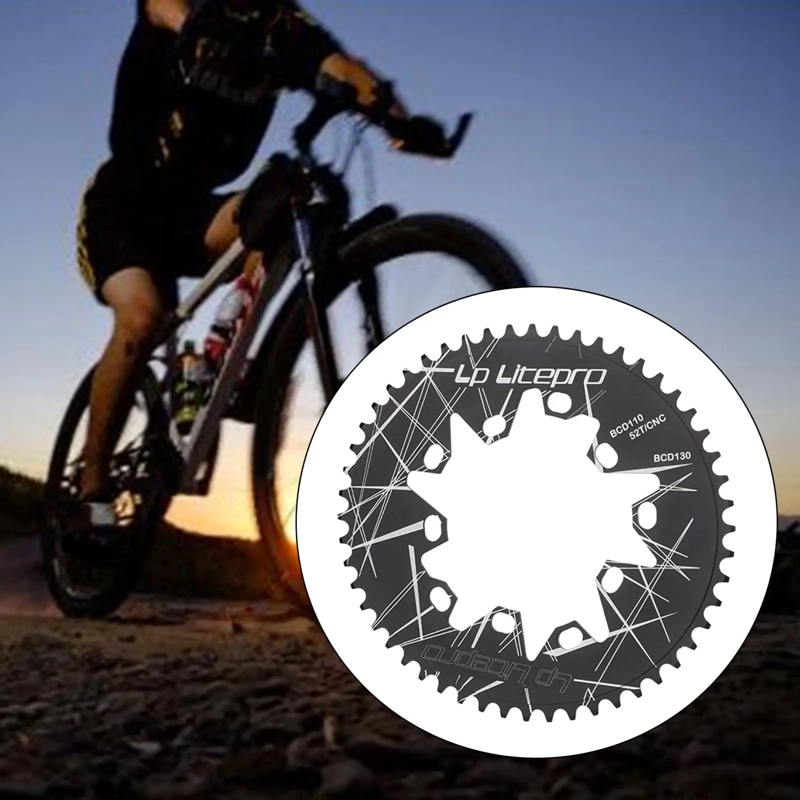 Bike Chainwheel 52T/54T/56T/58T/60T Replacement Part Ultralight 7-10 Speeds
Bike Chainwheel 52T/54T/56T/58T/60T Replacement Part Ultralight 7-10 Speeds