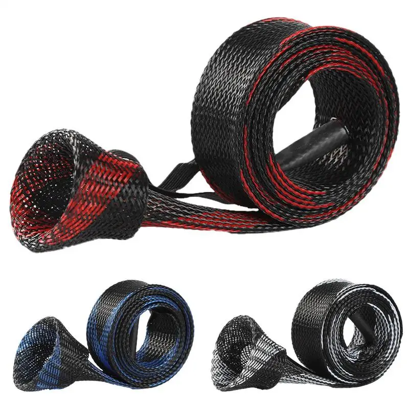 4pcs Rugged durable fishing rod cover with lanyard Unique mesh structure Avoid multiple fishing rods getting tangled together
4pcs Rugged durable fishing rod cover with lanyard Unique mesh structure Avoid multiple fishing rods getting tangled together