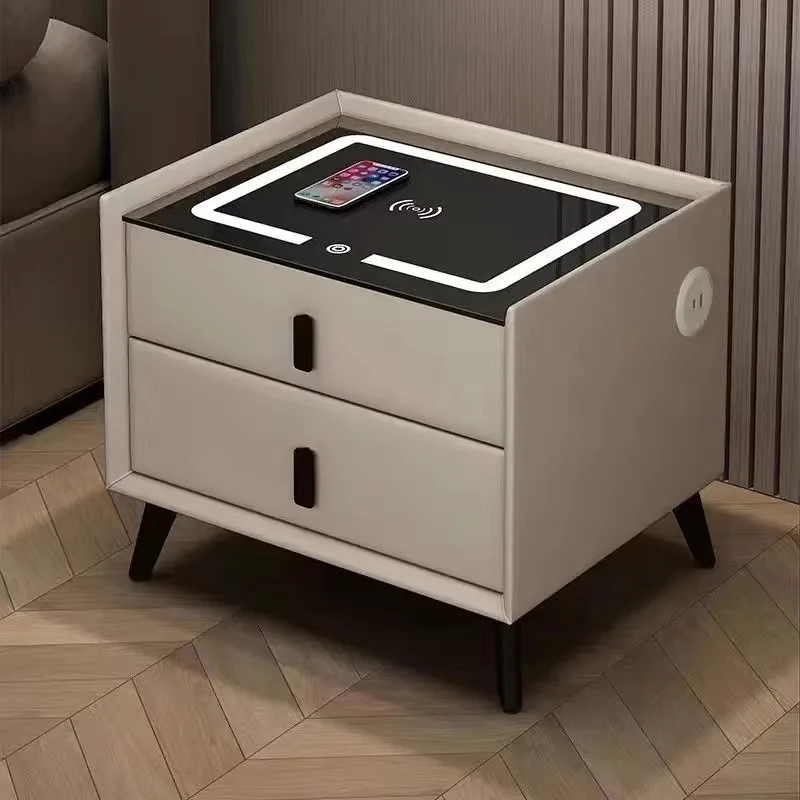 Modern Smart Bedroom Nightstands - Storage Cabinet Nightstand Multifunctional Charging Home Furniture for Bedroompromote sales
Modern Smart Bedroom Nightstands - Storage Cabinet Nightstand Multifunctional Charging Home Furniture for Bedroompromote sales