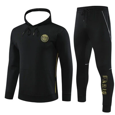 2025 New Men's Football Hoodie Suit Comfortable Sports Breathable French Printed Football Fan Suit Men's Sweater Trousers Suit
2025 New Men's Football Hoodie Suit Comfortable Sports Breathable French Printed Football Fan Suit Men's Sweater Trousers Suit