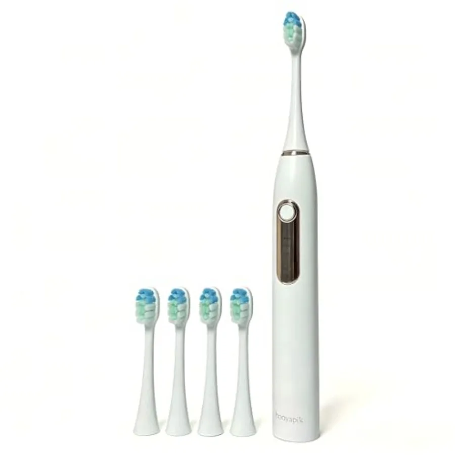 38000 VPM Sonic Electric Toothbrush Set with 6 Brush Heads-2 Minute Timer-4 Cleaning Settings IPX7 WaterproofLightweight and US
38000 VPM Sonic Electric Toothbrush Set with 6 Brush Heads-2 Minute Timer-4 Cleaning Settings IPX7 WaterproofLightweight and US