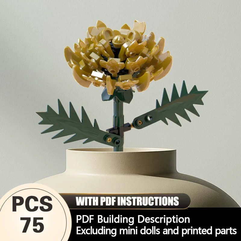 Creators Plant Series Model MOC Building Bricks Carduus Plant Modular Technology Gifts Holiday Assemble Children Toys Suit
Creators Plant Series Model MOC Building Bricks Carduus Plant Modular Technology Gifts Holiday Assemble Children Toys Suit