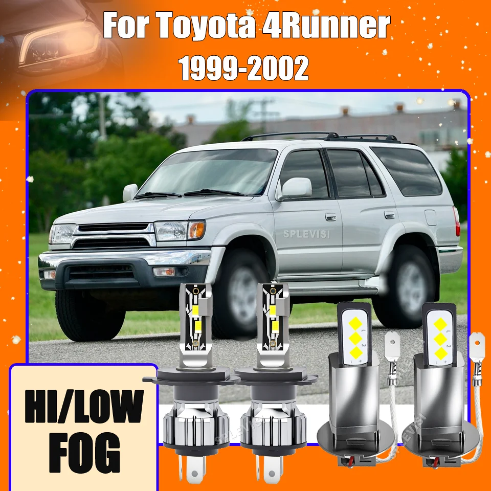 60,000hr Durability H4/9003 H3/453 LED Headlight Fog Light High Cost-Effective Kit For Toyota 4Runner 1999 2000 2001 2002
60,000hr Durability H4/9003 H3/453 LED Headlight Fog Light High Cost-Effective Kit For Toyota 4Runner 1999 2000 2001 2002