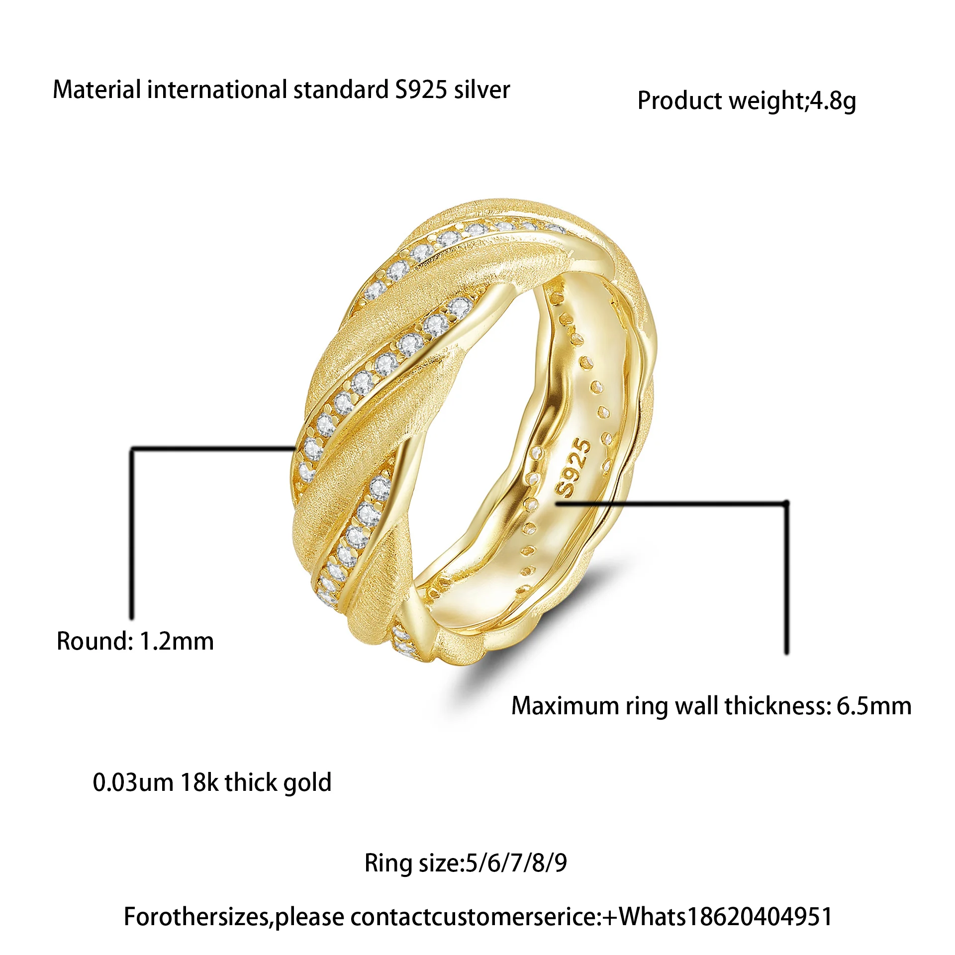 Штабелируемое кольцо из стерлингового серебра 925 пробы с матовым муассанитом, легкое роскошное итальянское ретро-кольцо на палец
Штабелируемое кольцо из стерлингового серебра 925 пробы с матовым муассанитом, легкое роскошное итальянское ретро-кольцо на палец