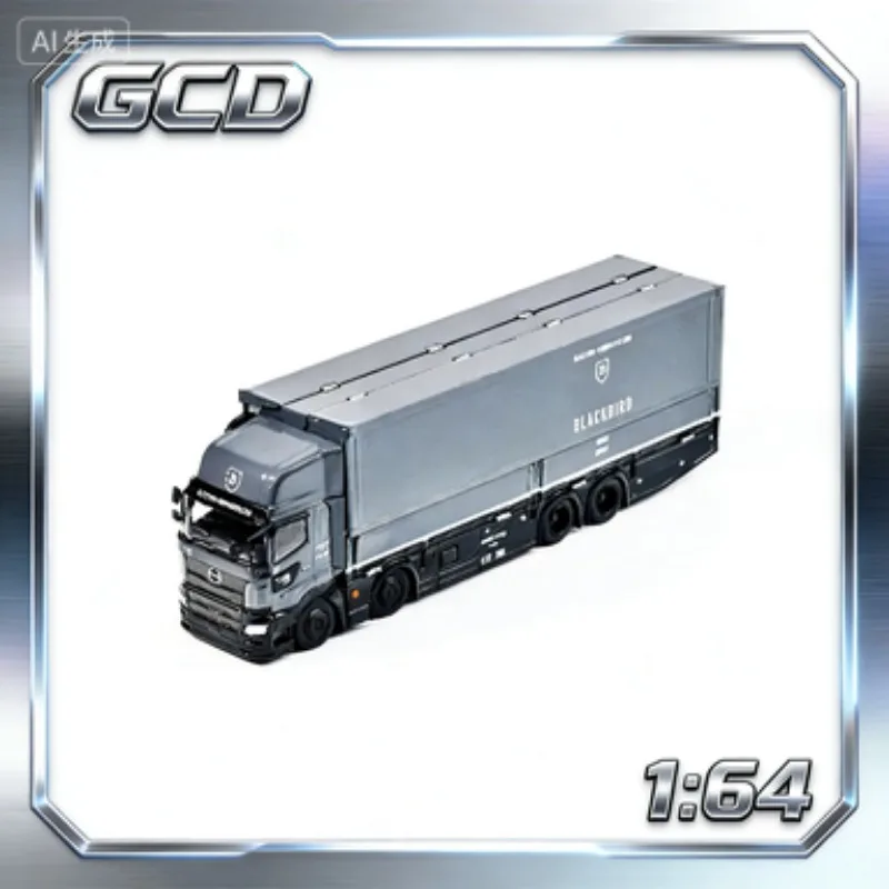 Модель грузовика-контейнеровоза GCD 1:64 Black Bird Dayne, статическая модель из сплава, коллекционная игрушка для мальчиков, предмет декора.
Модель грузовика-контейнеровоза GCD 1:64 Black Bird Dayne, статическая модель из сплава, коллекционная игрушка для мальчиков, предмет декора.