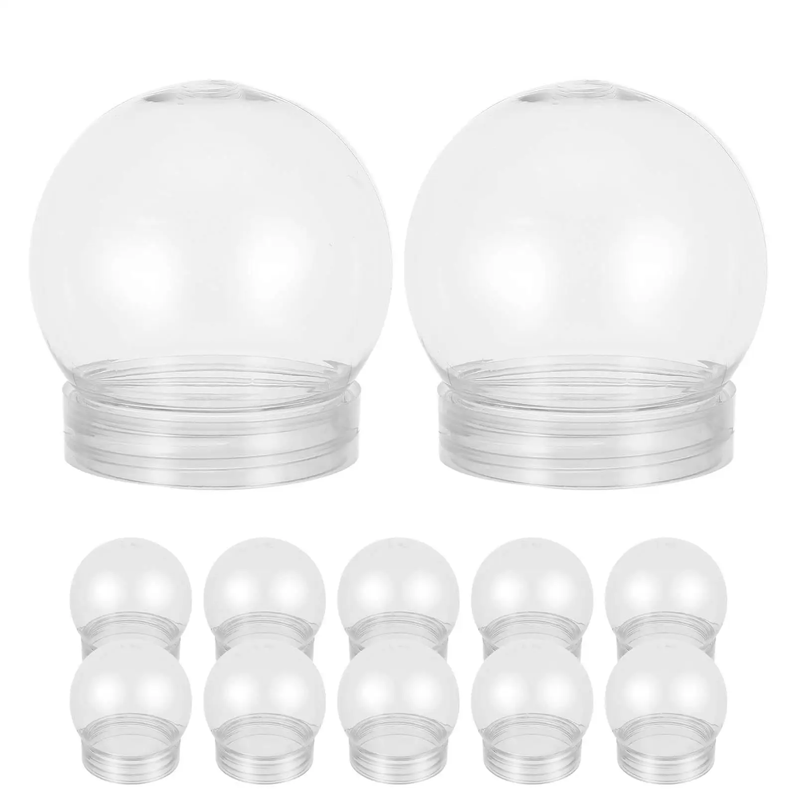 20 Pcs Dome DIY Snow Globe Light Bulb Bulk Mini Globes Tumbler Empty Small Make Clear Baubles
20 Pcs Dome DIY Snow Globe Light Bulb Bulk Mini Globes Tumbler Empty Small Make Clear Baubles