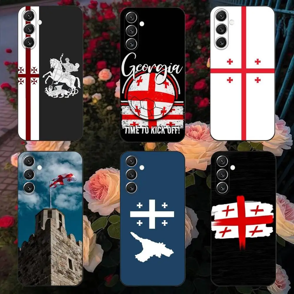 Georgia Flag Phone Case Phone Case For Samsung Galaxy A13,A21s,A22,A31,A32,A52,A53,A71,A80, Soft Black Shell 
Georgia Flag Phone Case Phone Case For Samsung Galaxy A13,A21s,A22,A31,A32,A52,A53,A71,A80, Soft Black Shell