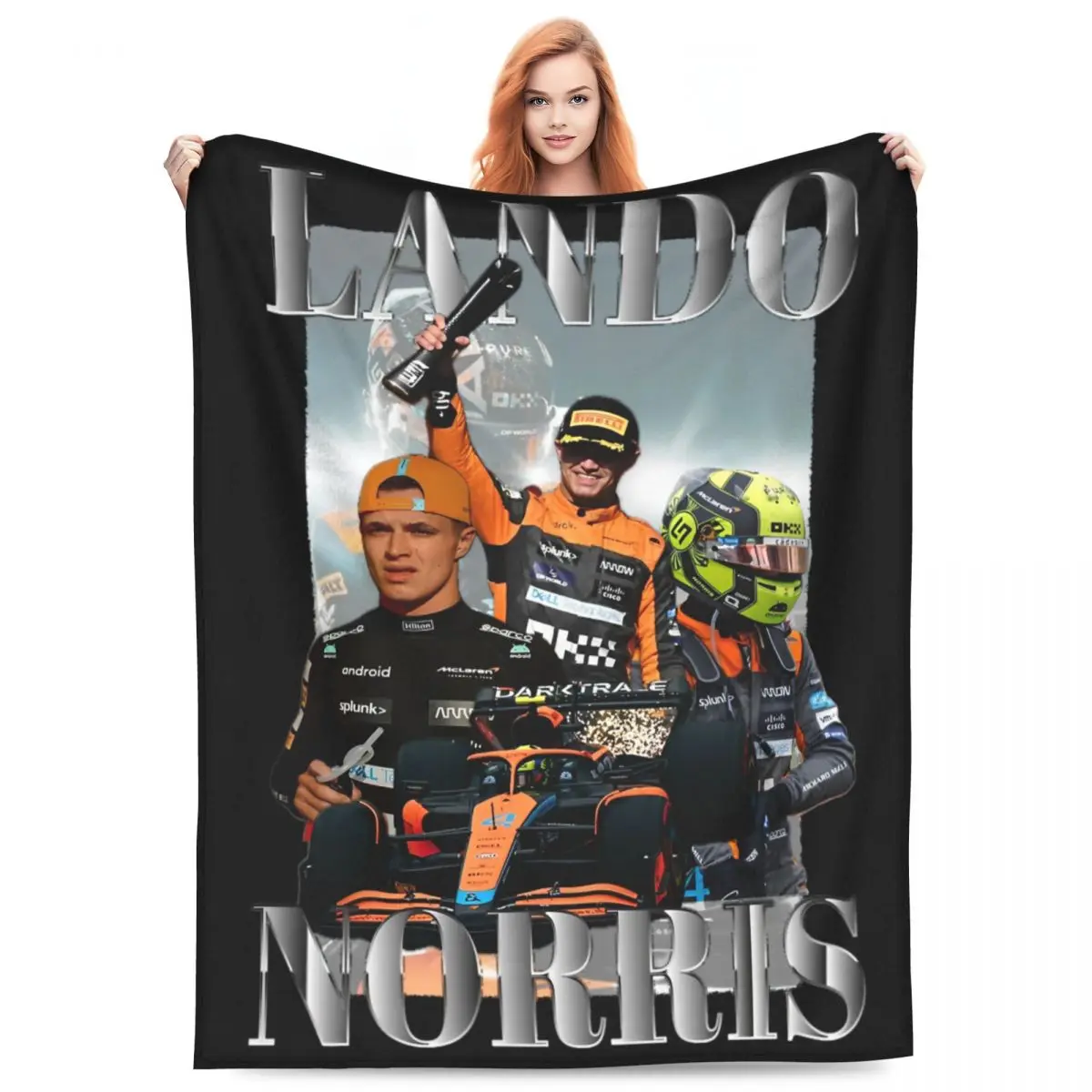 Landos Norris Poster Blanket Fleece Decoration Portable Lightweight Thin Throw Blanket for Sofa Bedroom Plush Thin Quilt
Landos Norris Poster Blanket Fleece Decoration Portable Lightweight Thin Throw Blanket for Sofa Bedroom Plush Thin Quilt