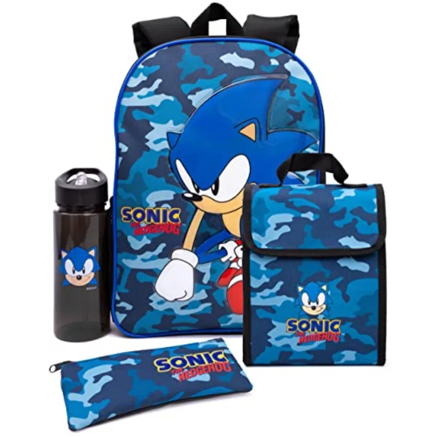 Boys Backpack Navy Camo School Rucksack Pencil Case Water Bottle Game Merchandise Blue One Size Rucksack Backpacks
Boys Backpack Navy Camo School Rucksack Pencil Case Water Bottle Game Merchandise Blue One Size Rucksack Backpacks