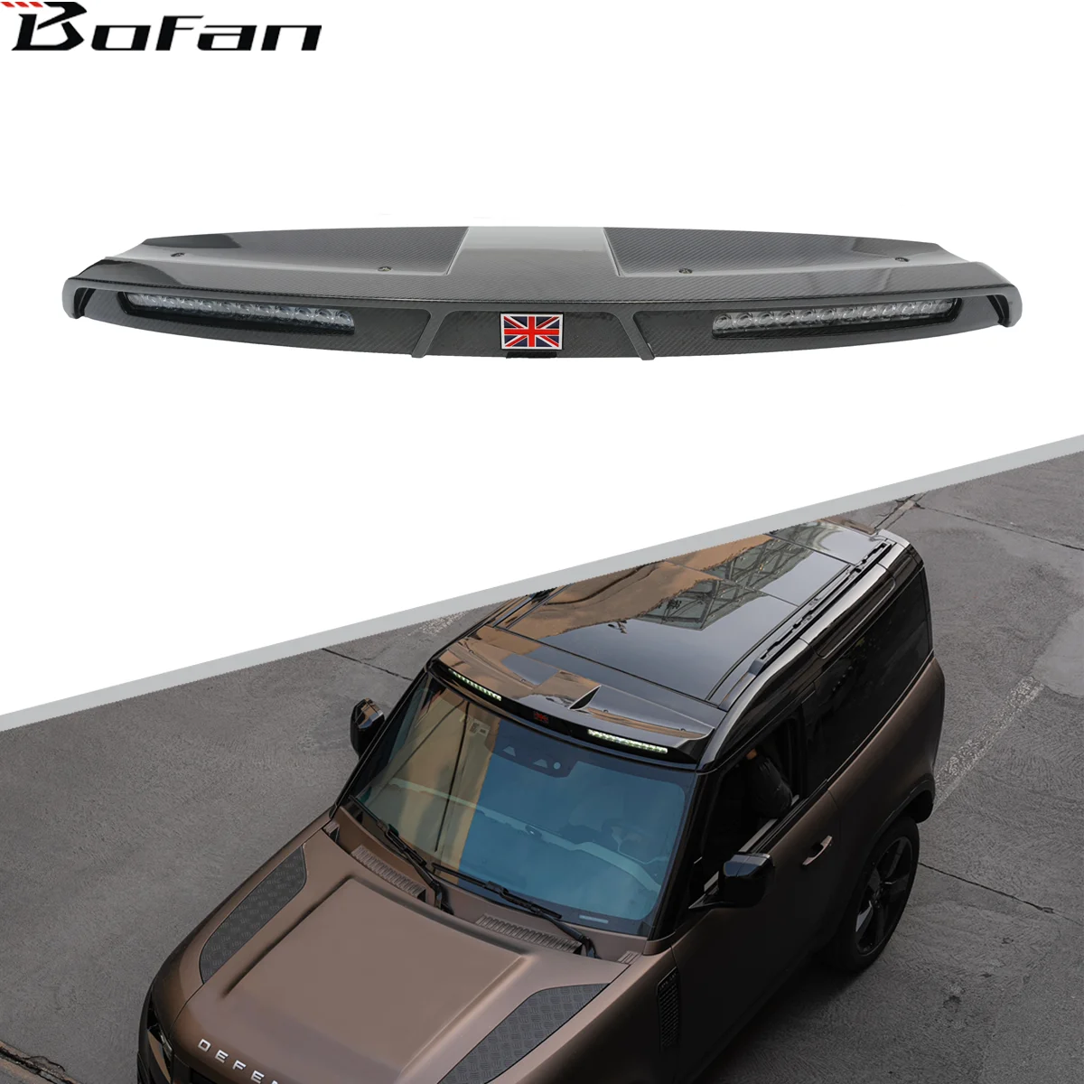BR Modification Club Car Interior Accessories Carbon Fiber ROCK Style Roof Spoiler Lamp LED Car Dome Light For Land Rover Defend
BR Modification Club Car Interior Accessories Carbon Fiber ROCK Style Roof Spoiler Lamp LED Car Dome Light For Land Rover Defend