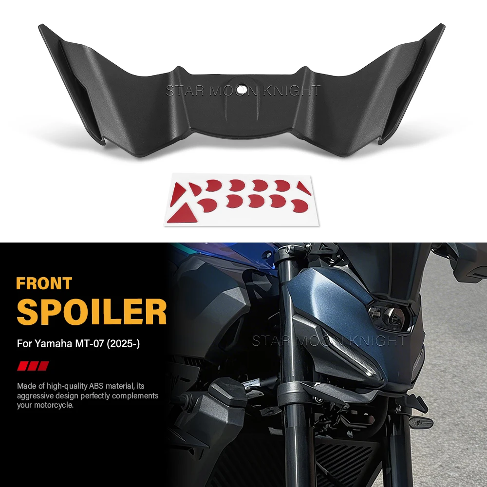 For Yamaha MT-07 MT07Moto Spoiler Cover MT 07 2025- Front Downforce spoiler Aerodynamic Wing Deflector Motorcycle accessories
For Yamaha MT-07 MT07Moto Spoiler Cover MT 07 2025- Front Downforce spoiler Aerodynamic Wing Deflector Motorcycle accessories
