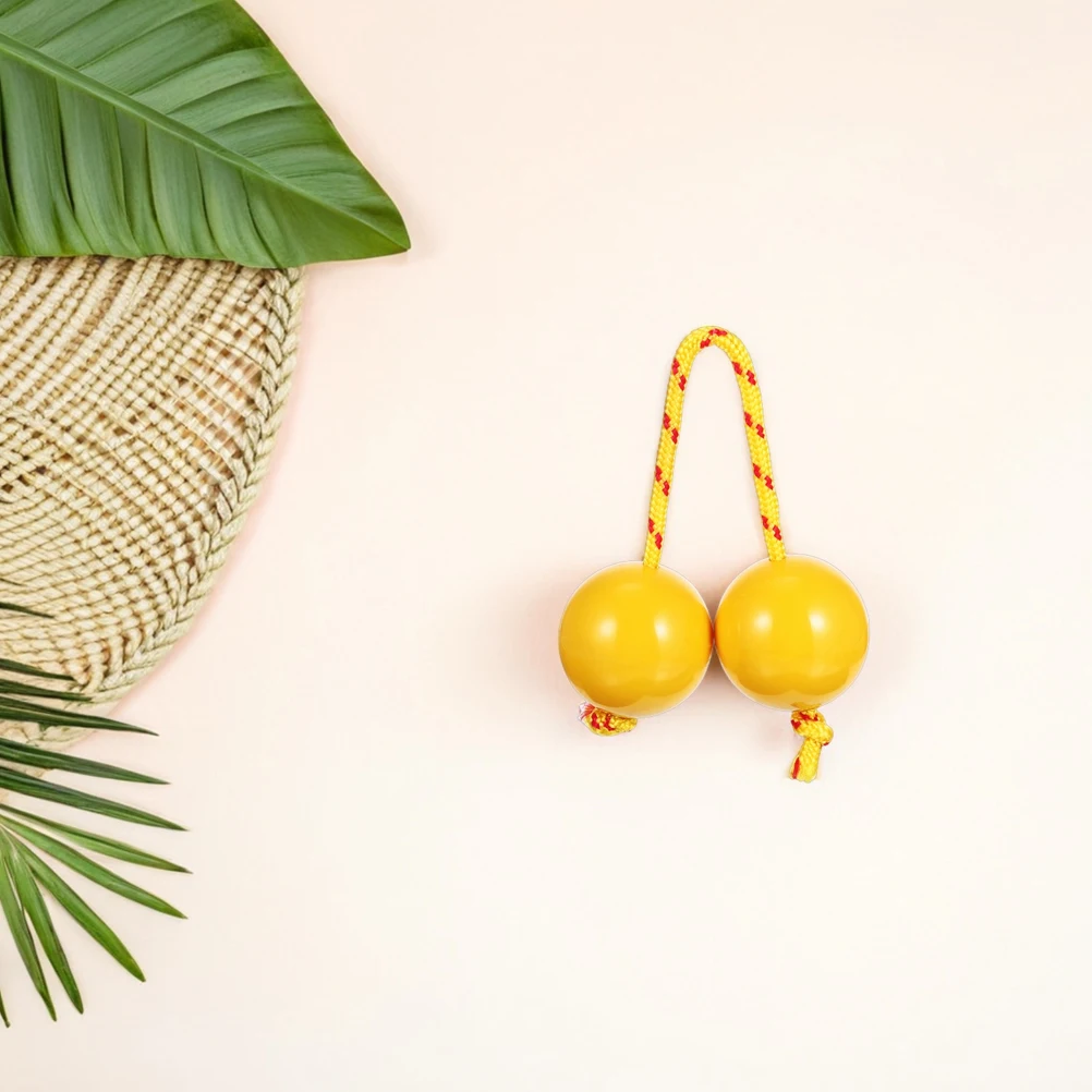 2 Pcs Percussion Children Instrument Hand Knock Asalato Musical Balls Shaker Yellow Toy Toddler
2 Pcs Percussion Children Instrument Hand Knock Asalato Musical Balls Shaker Yellow Toy Toddler