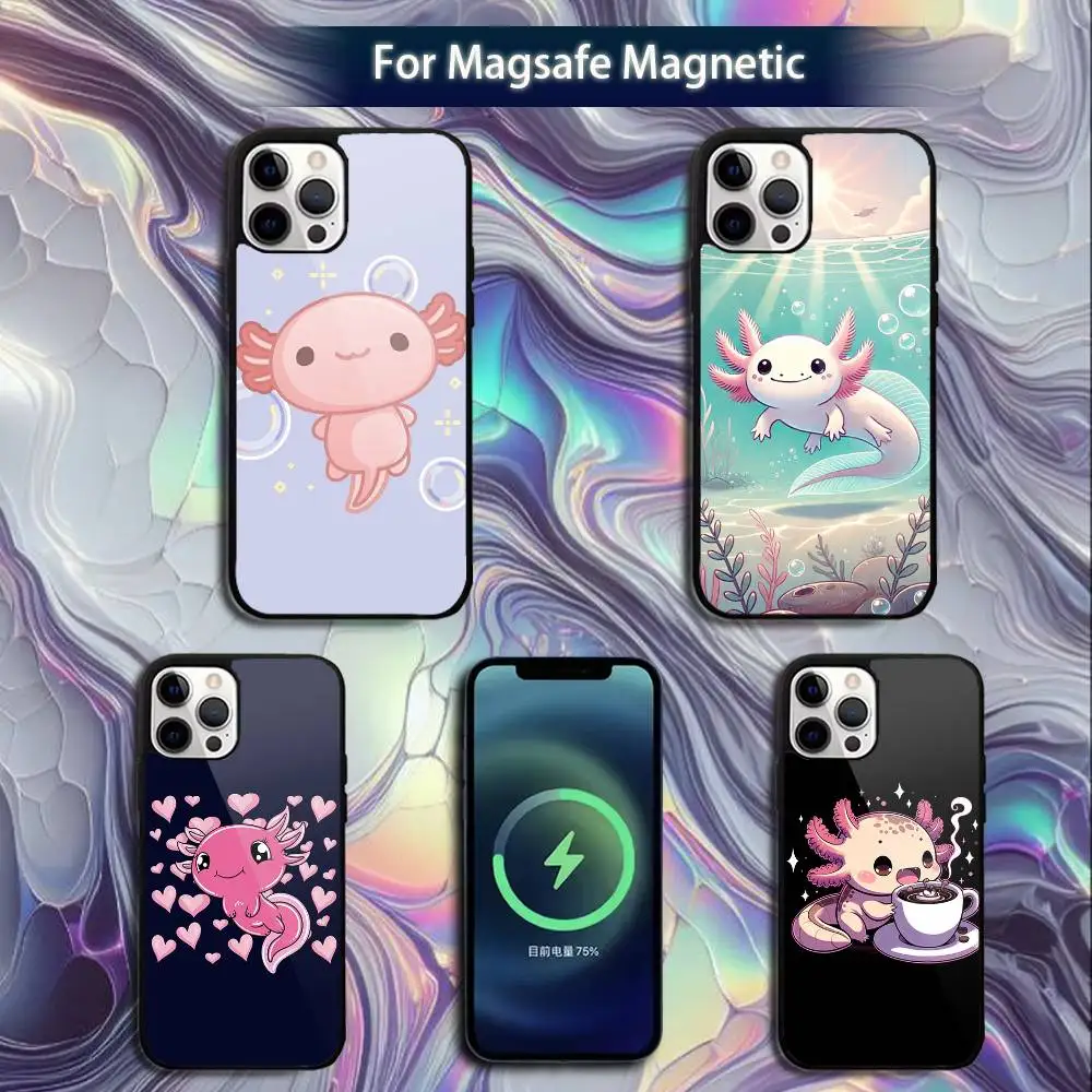 Cute Axolotl Phone Case For iPhone 16e,16,15,14,13,12,11,Plus,Pro,Max,Mini Magsafe Magnetic Wireless Charging
Cute Axolotl Phone Case For iPhone 16e,16,15,14,13,12,11,Plus,Pro,Max,Mini Magsafe Magnetic Wireless Charging